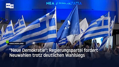 Griechenland: Nea Dimokratia triumphiert bei Wahlen, aber Mitsotakis will weiterkämpfen