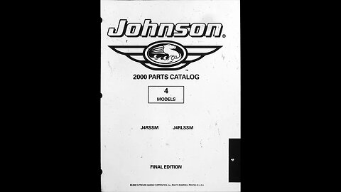 Johnson Evinrude outboard motors and electric motors part schematic and break downs - Card-01