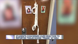 Students concerned over reaction to reported tissue noose 'prank' at MSU