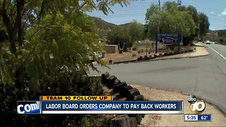 Labor Board orders company to pay back workers