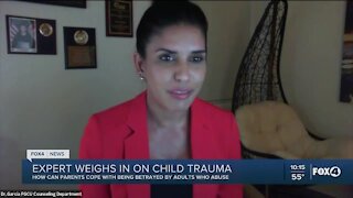 Trauma expert advises parents on coping with their child being abused