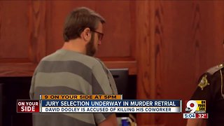 Jury selection underway in murder retrial