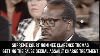 Joe Biden led the False charge inquisition of Clarence Thomas.