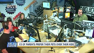 Mojo in the Morning: 1/3 of parents prefer their pets over their kids