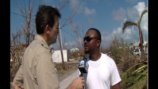 Man escapes flooded home during storm