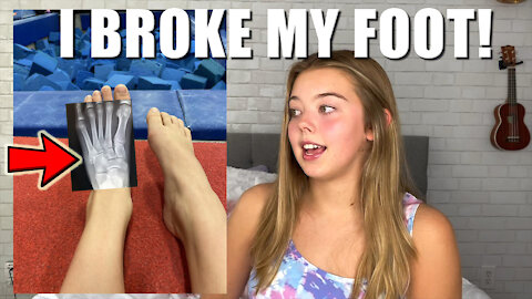 I Broke My Foot! - Whitney Bjerken Gymnastics