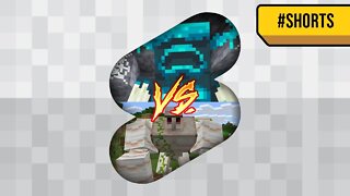 WARDEN Vs IRON GOLEM - Minecraft 1.19 #shorts