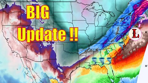 Major Snow Storm & Severe Weather Update! - The WeatherMan Plus Weather Channel