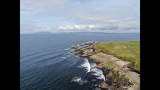 Drone footage captures Ireland's spectacular Northwest coastline