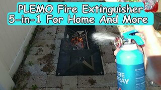 PLEMO FS600G Fire Extinguisher (5 in 1): Quick Review & Live Test