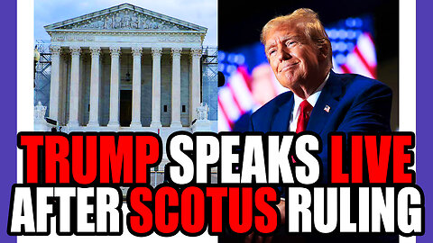 🔴LIVE: FULL SHOW after Trump Speaks Live After SCOTUS Ruling 🟠⚪🟣