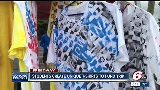 Speedway students create unique t-shirts to fund international trip