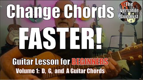 Trouble with Chord Changes? Watch this Guitar Lesson!