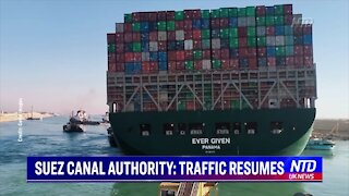 Giant Container Ship That Blocked Suez Canal Finally Free