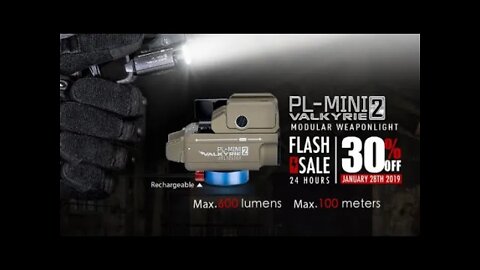 FLASH SALE Olight PL-MINI 2 Valkyrie Tactical LED Weapon Light