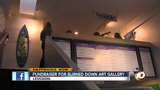 Destroyed art gallery reborn inside Encinitas pizza shop