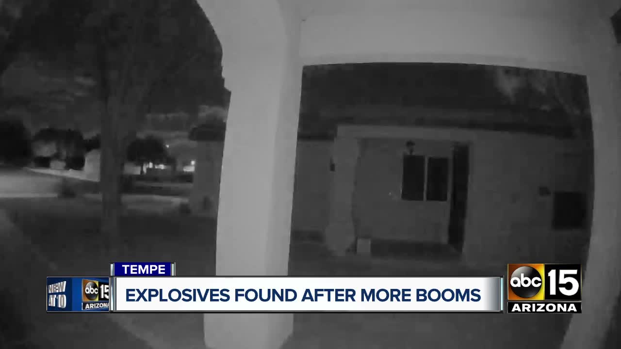 Explosives found after more bombs in Tempe