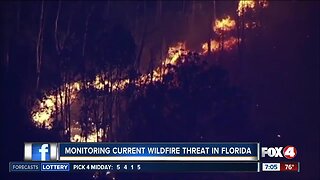 Florida facing wildfire threat as temperatures increase