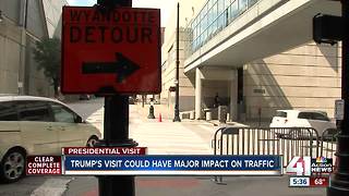 Road closures, transit routes altered ahead of President Trump's KCMO visit
