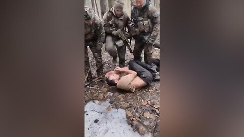 Capturing one of the terrorists from Moscow attack