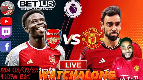 ARSENAL vs MANCHESTER UNITED LIVE Stream Watchalong PREMIER LEAGUE 23/24 | Ivorian Spice