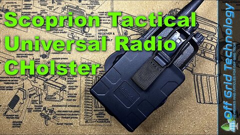 Tactical Scorpion Universal Radio Holster | Offgrid Technology