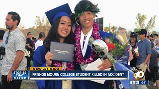 North County friends mourn college student killed in crash