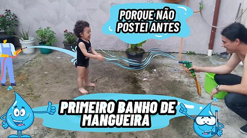 MEU PRIMEIRO BANHO DE MANGUEIRA
