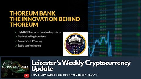 Leicester's Weekly #Crypto Checkin: #BinanceInsolvent Trends, THOREUM Bank/LIBERO & More