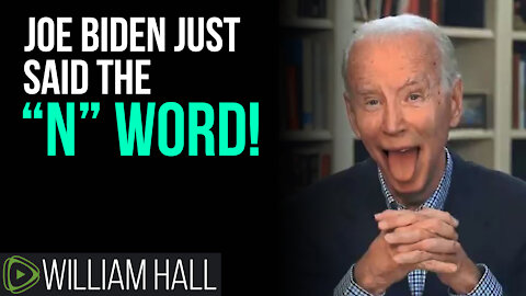 WOW: Joe Biden Just Said The N-Word!
