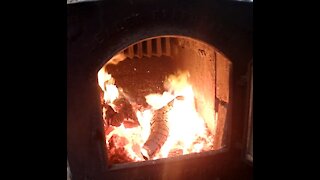 Maple Syrup being made in an Evaporator - a Little Loud