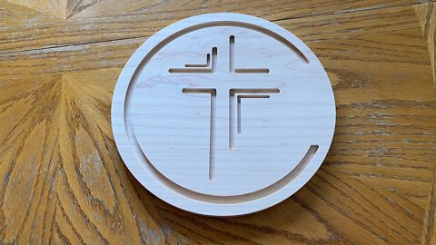 Church Logo Sign on CNC