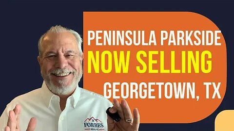 Peninsula Parkside New Homes in Georgetown Texas