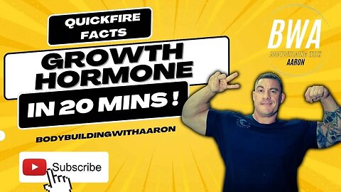 GROWTH IN 20 MINS ! - "Game changing GH Quickfire Facts - MUST WATCH!"