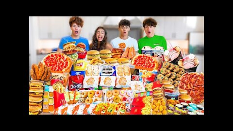 EATING 100,000 CALORIES IN 24 HOURS CHALLENGE