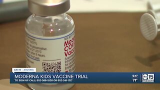 Moderna COVID-19 vaccine trial aimed at children begins in Arizona