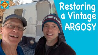 Restoring a VINTAGE ARGOSY Trailer | EP 5 OFF GRID LIVING in SW COLORADO