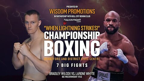 Championship Boxing - When Lightning Strikes | Wilcox vs. Whyte, Ispas vs. Szalai | May 6th, 2023