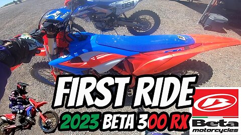 Riding a TWO STROKE! First Ride on a 2023 Beta 300 RX