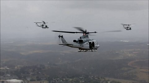 3rd Marine Aircraft Wing conducts a mass flight at Marine Corps Base Camp Pendleton