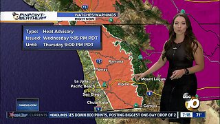 10News Pinpoint Weather with Meteorologist Angelica Campos