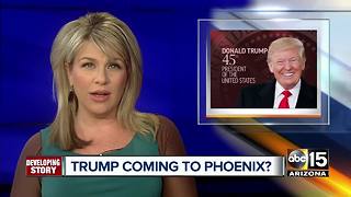 President Trump considering August 22 visit to Phoenix