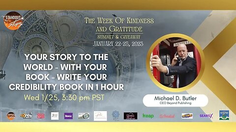Michael D. Butler - Write Your Credibility Book In 1 Hour