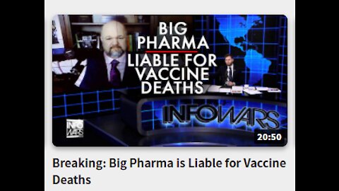 Breaking: Big Pharma is Liable for Vaccine Deaths