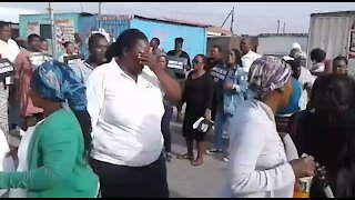 Residents of Philippi protest against ANC's Magashule (DLY)