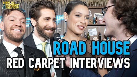 The Cast Of ROAD HOUSE On The Red Carpet With Robbie Fox