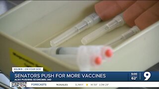 Senator Kelly pushing for more COVID vaccine for AZ