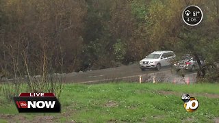 Heavy rain affecting San Diego River