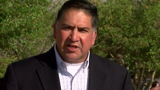 John Castillo speaks after closing arguments in Devon Erickson trial