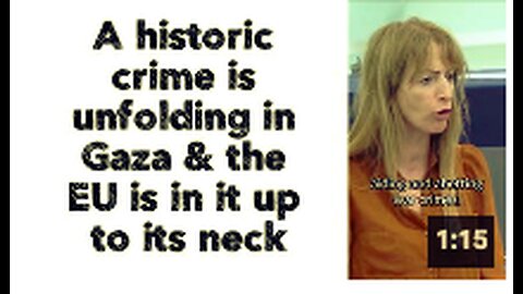 MEP Clare Daly: "Long Live Palestine. Long Live Gaza"